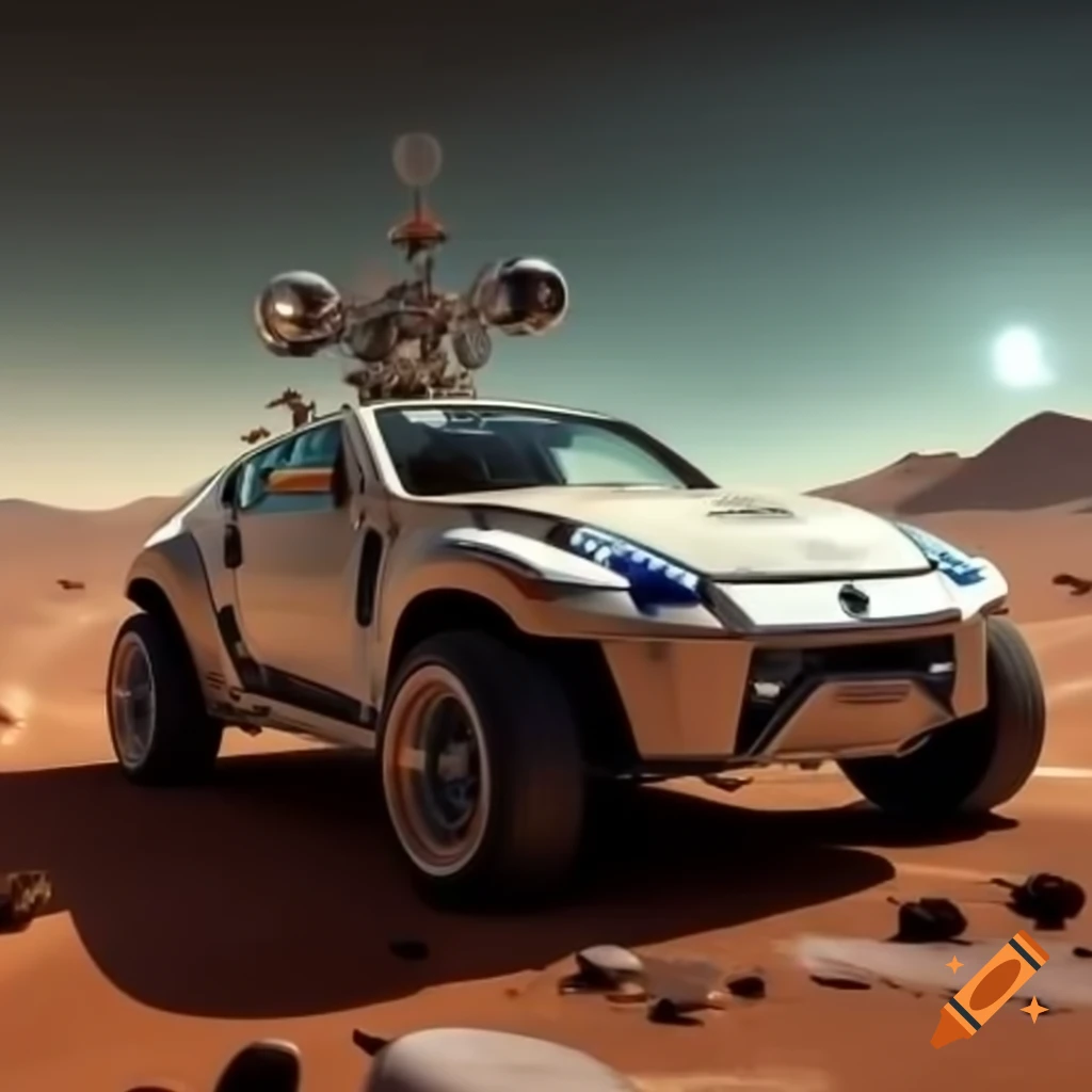 Mars rover design inspired by Nissan 370z