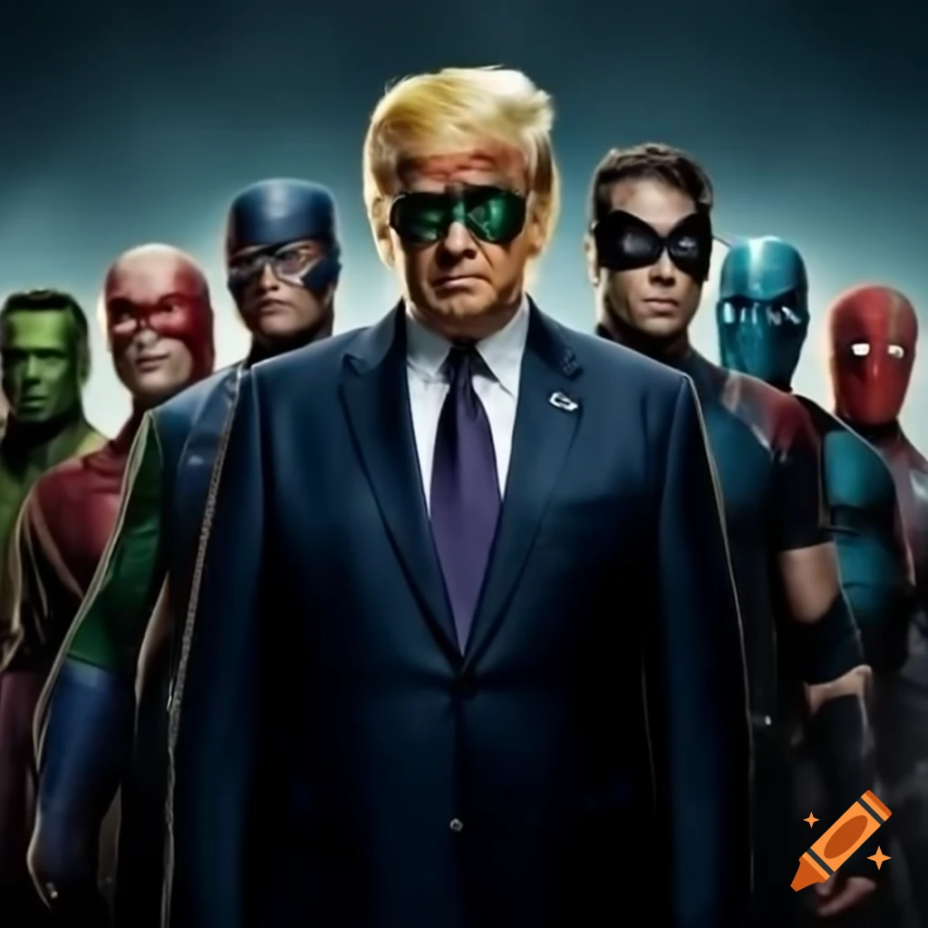 Group of six mutant men wearing suits