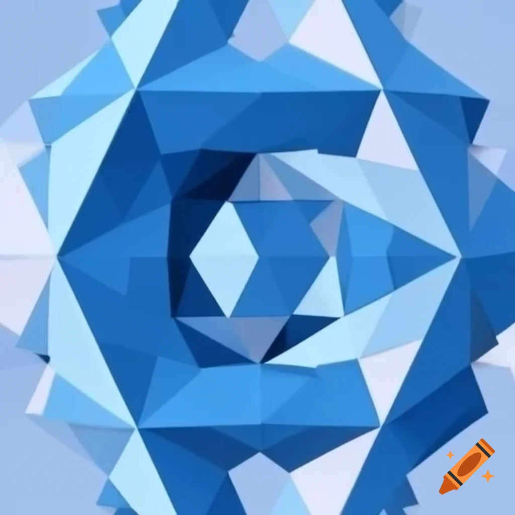 Icosahedron architectural blueprint design