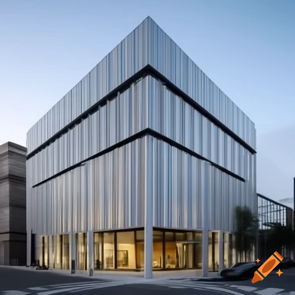 Modern contemporary business exterior design art