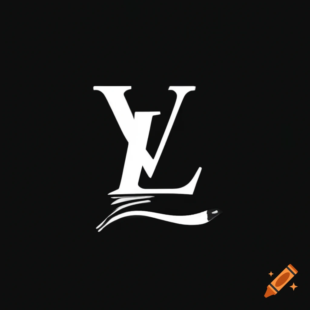 Logo design for barbershop featuring 'Lv' and 'cuts' on black background