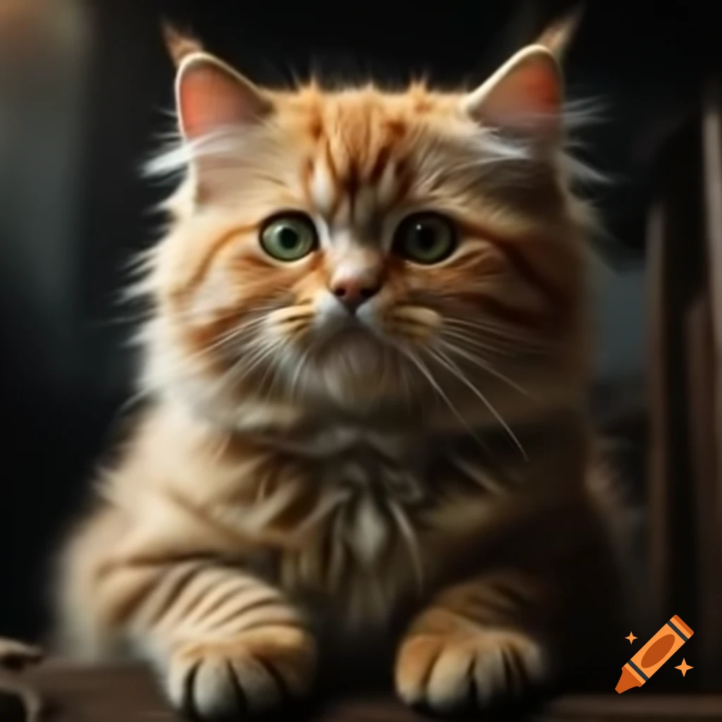Leonardo da Vinci painting a cat