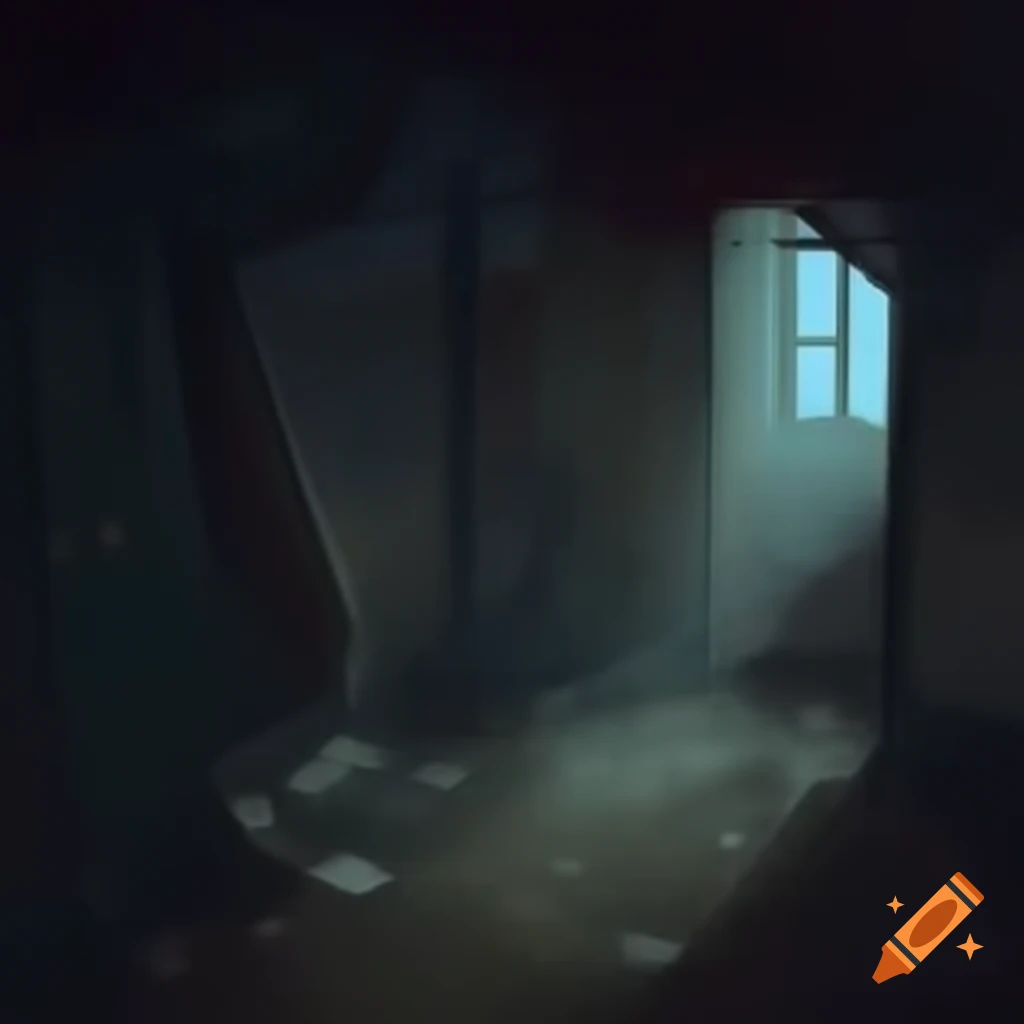 Abandoned house in small forgotten village, narrow lane and mystery