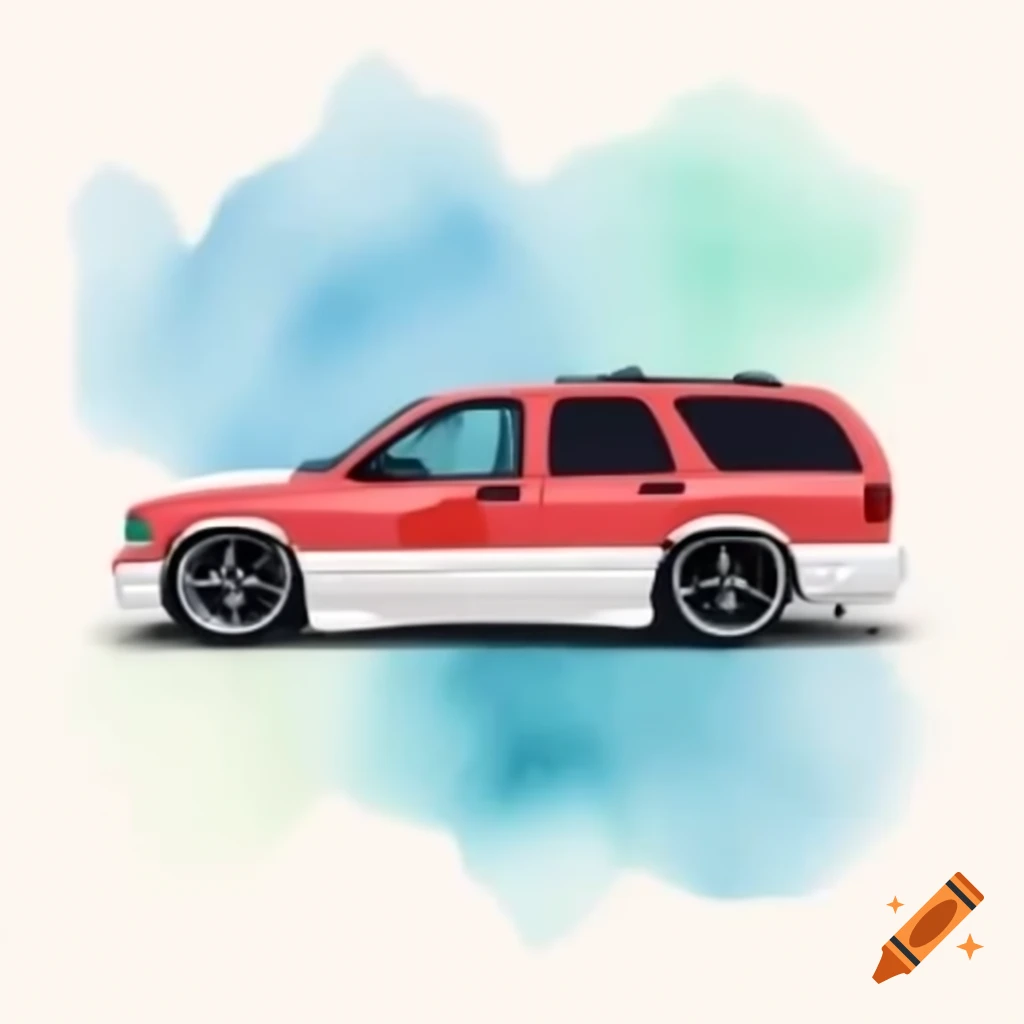 2000 Dodge Durango with custom two-tone paint job