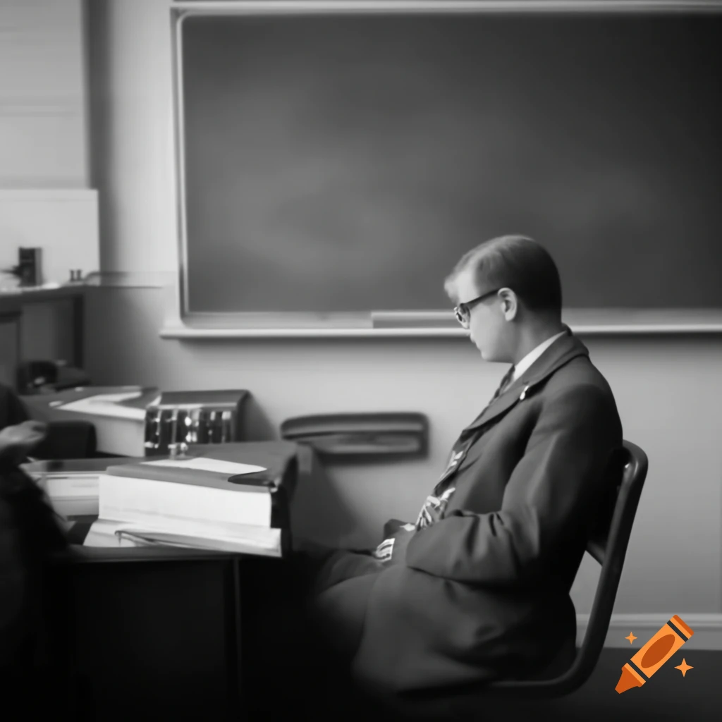 English teacher in a classroom setting
