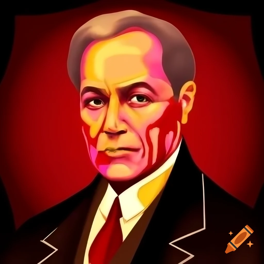 Propaganda poster featuring south american leader on craiyon