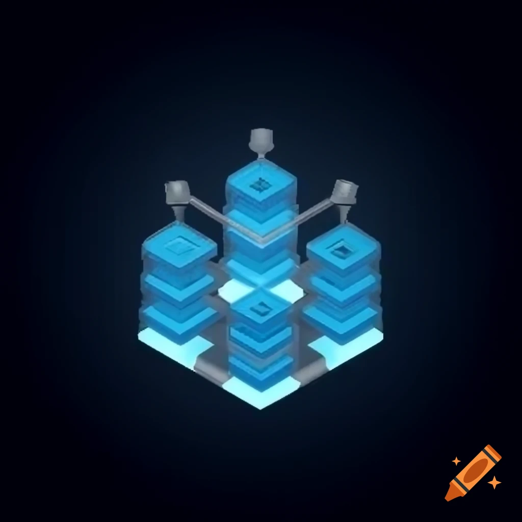 3D graphic of futuristic design symbolizing company growth
