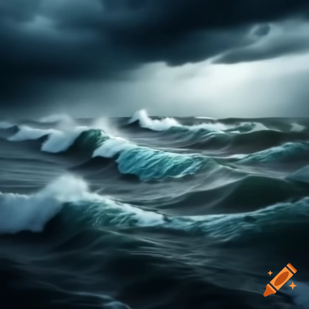 Lost at sea during stormy weather