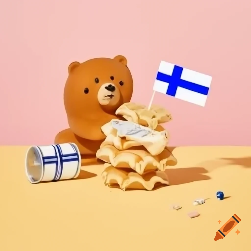 Plastic Packaging Design For Karelian Pie Featuring Finland Flag And plastic-packaging-design-for-karelian-pie-featuring-finland-flag-and