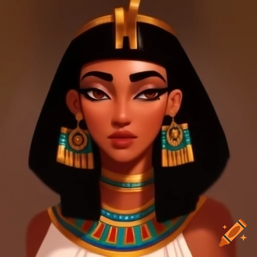 Hairstyle inspired by Cleopatra