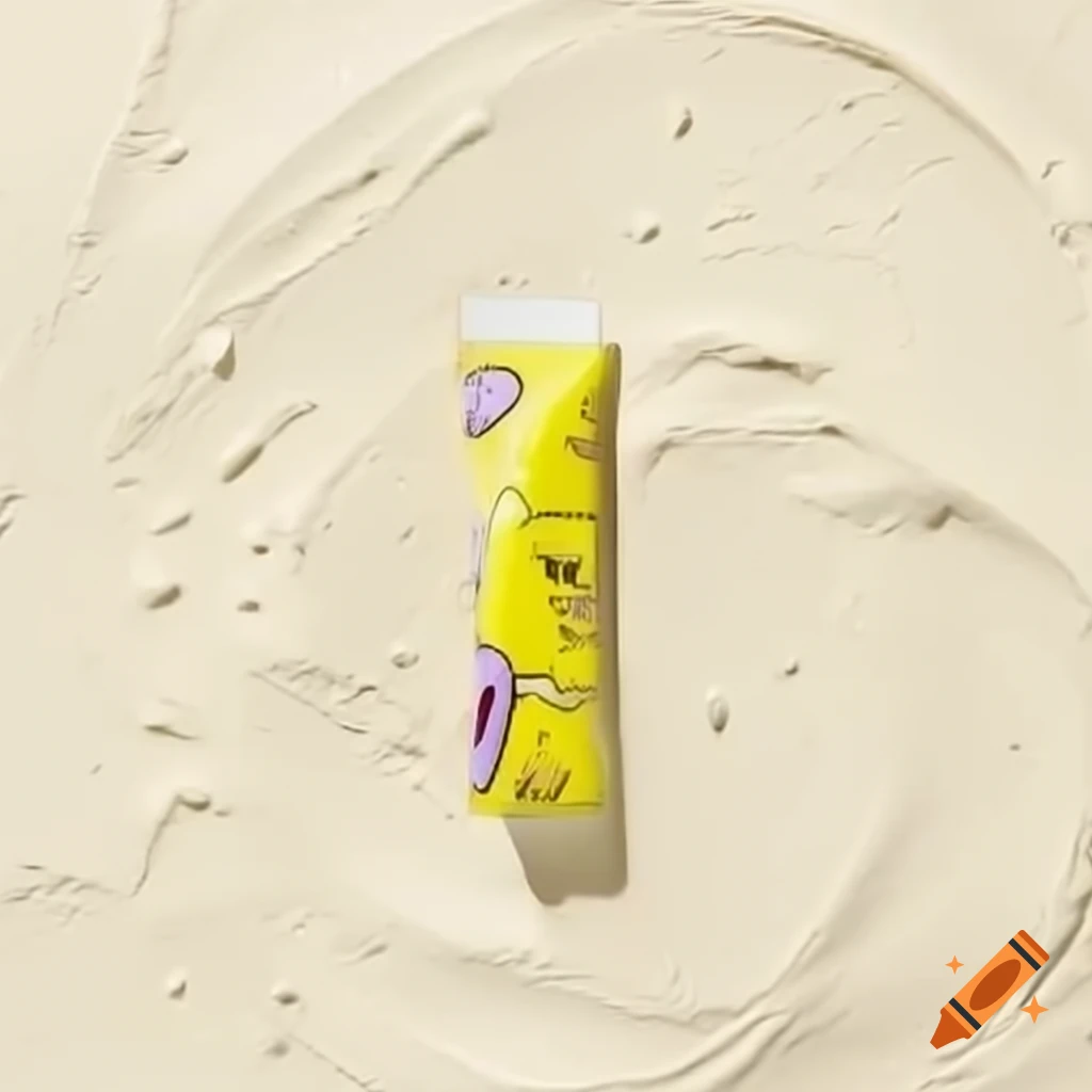 Toothpaste packaging featuring Sandy Cheeks from SpongeBob SquarePants