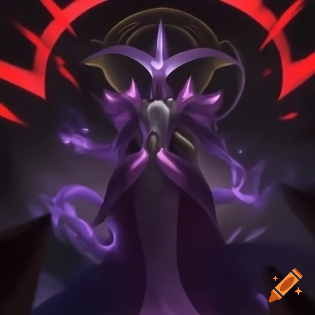 Eldritch deity illustrated in Shin Megami Tensei art style