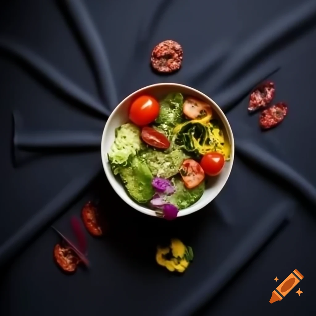 Book cover design for 'Revitalize with 20 Wholesome Salads' featuring mixed greens and colorful vegetables