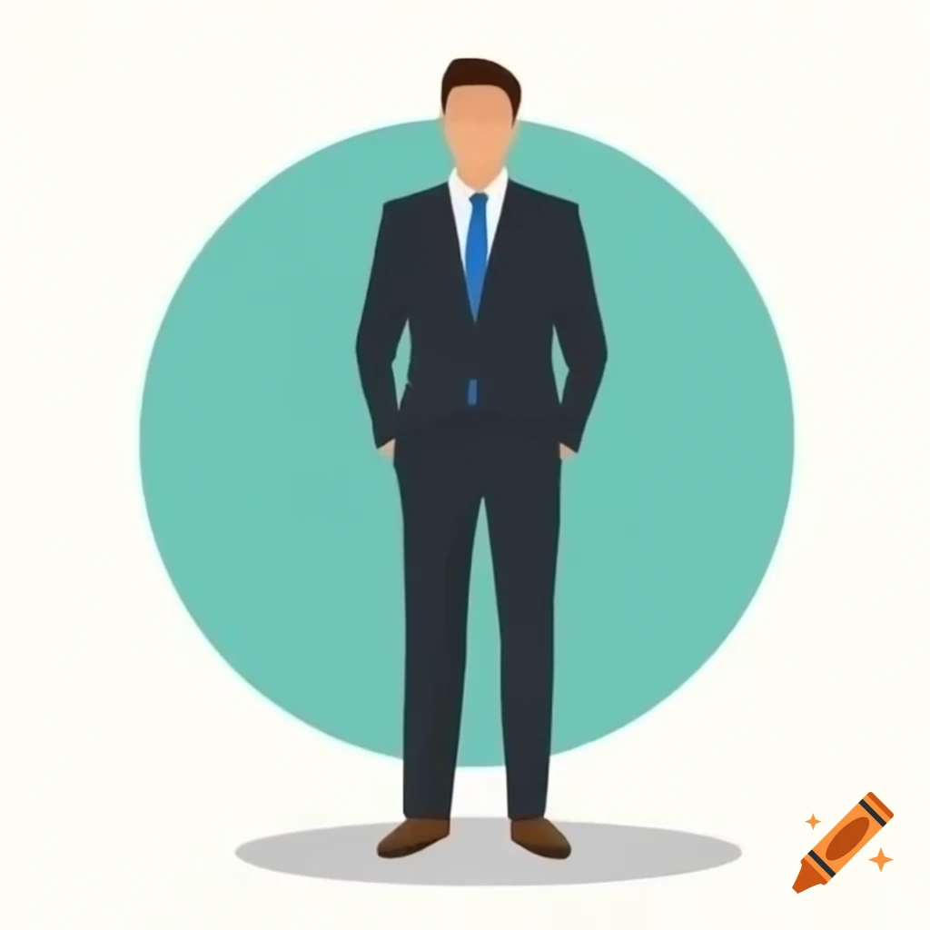 Professional individual in suit