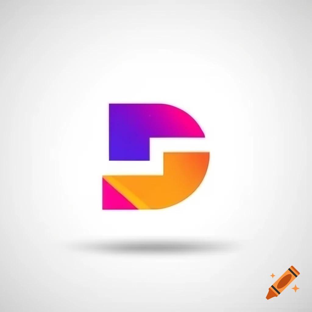 Bold and dynamic geometric letter 'A' logo with vibrant gradients for tech brand