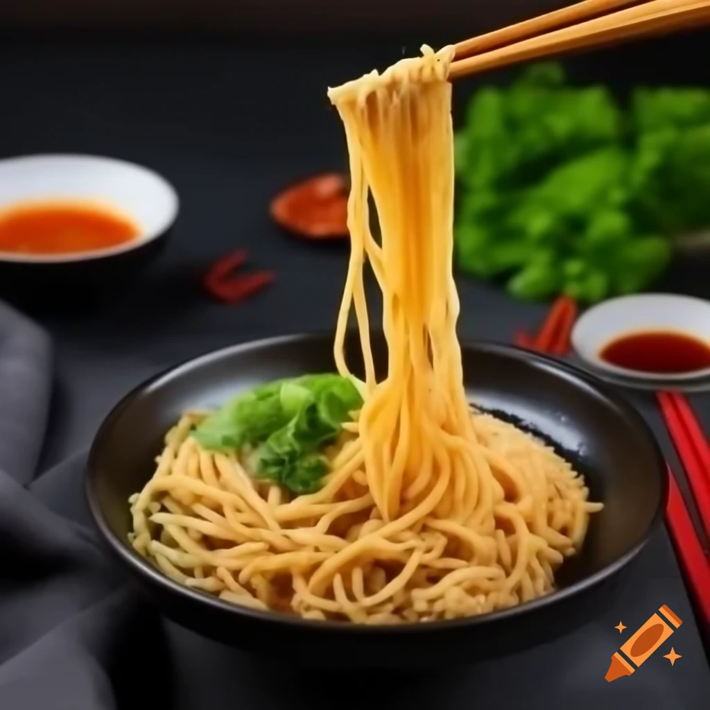 Delicious Thai noodles served with fresh ingredients