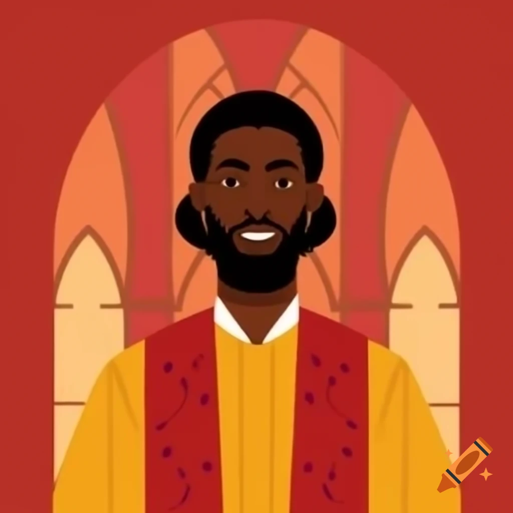 African pastor delivering a message