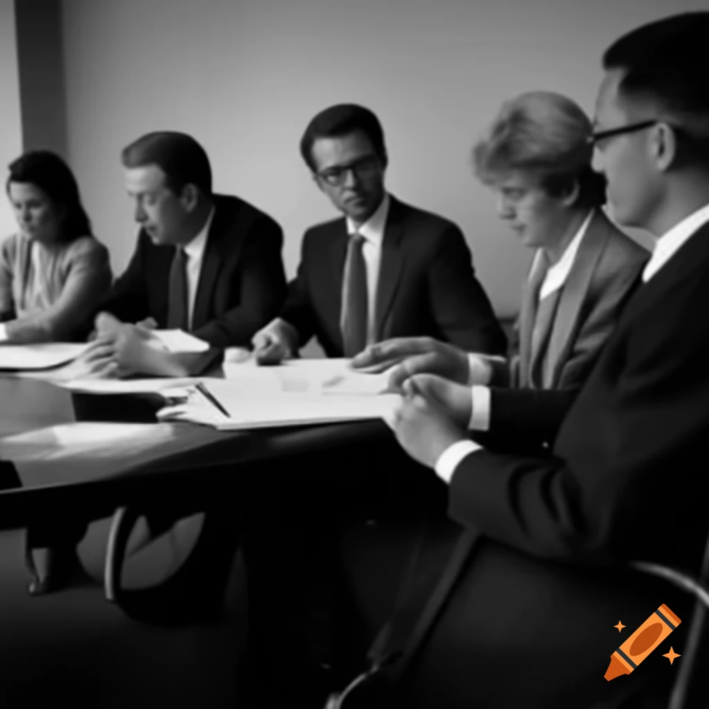 Business people collaborating in a conference room