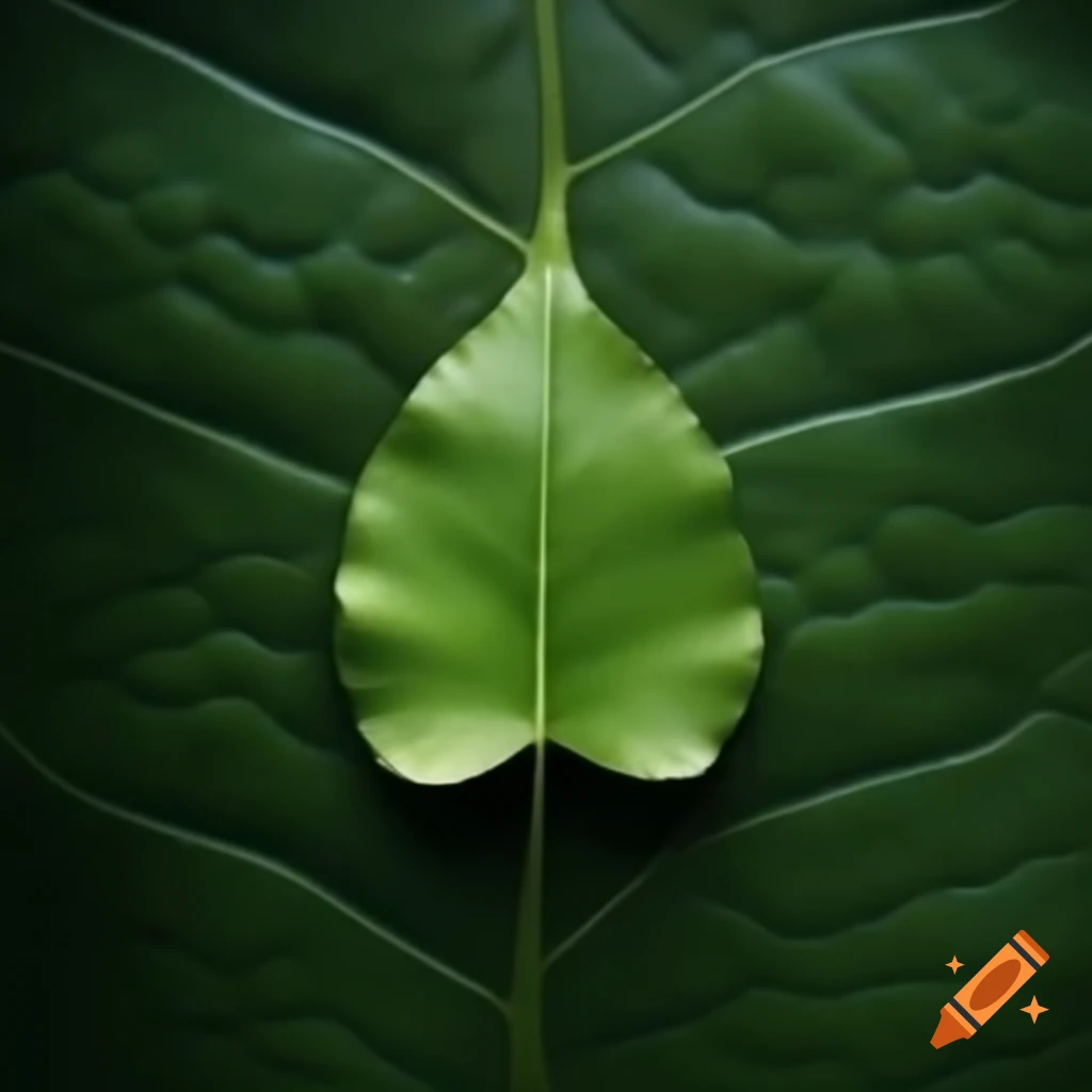 Leaf designed as a book cover