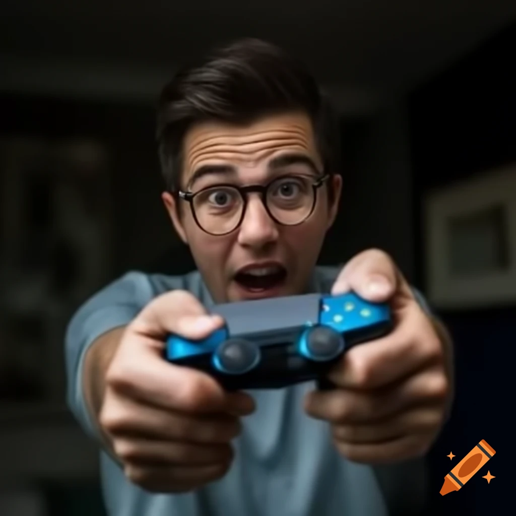 Guy playing PlayStation 5 in a relaxed setting