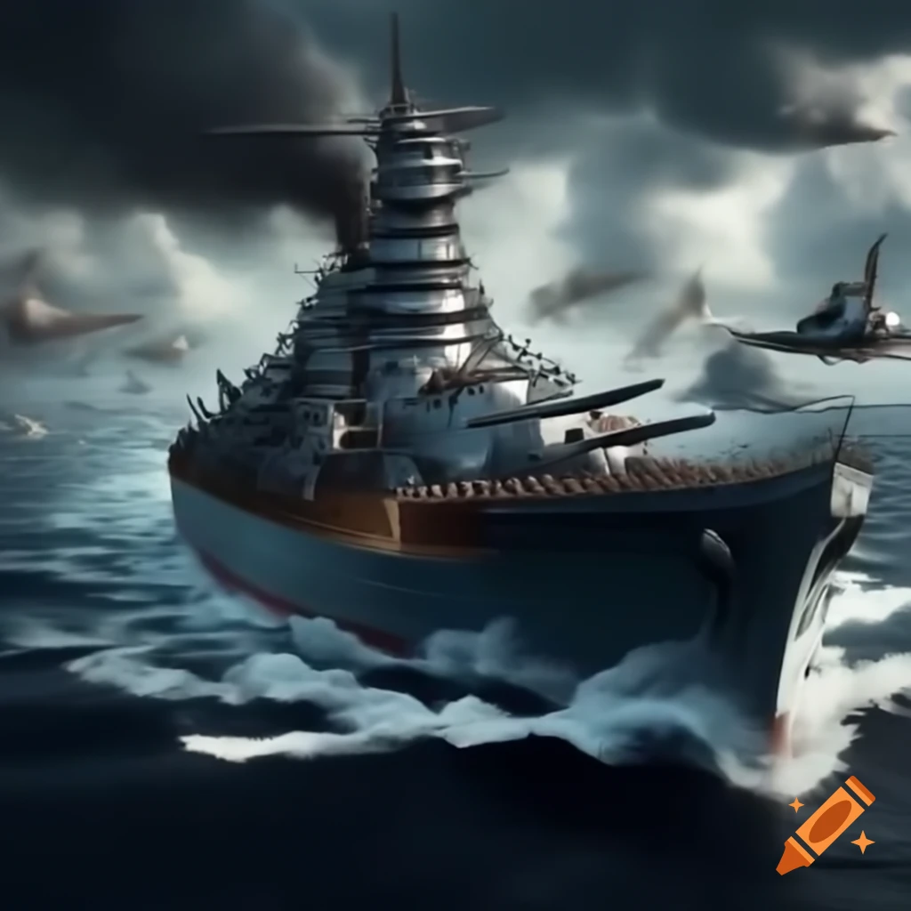 Massive continent-sized battleship with advanced weaponry