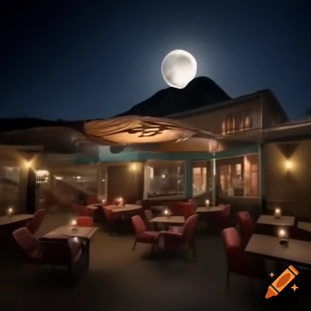 Hard Rock Cafe located on the Moon