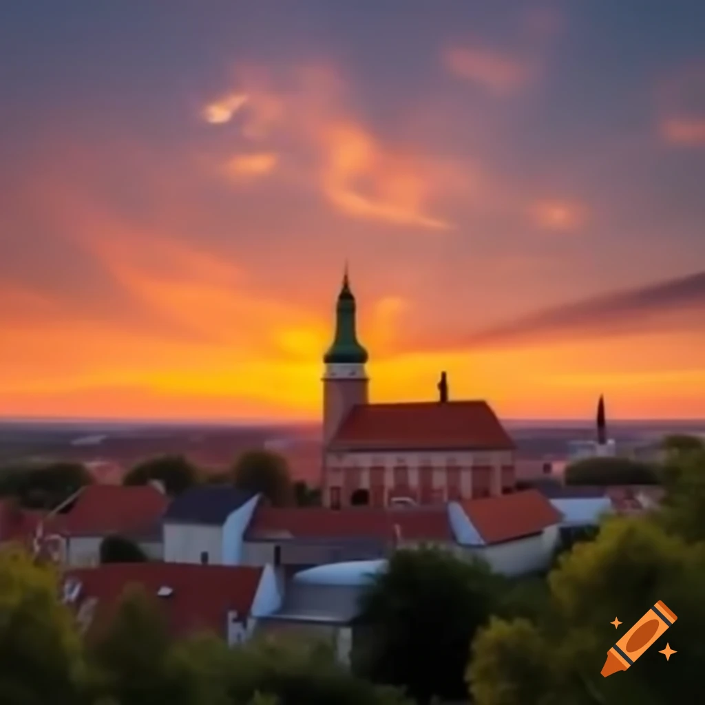Krems at sunset