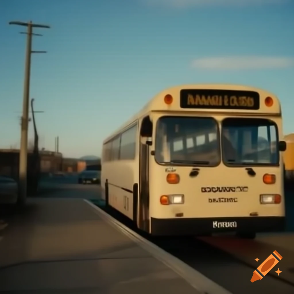 Rural bus station with flipping schedule board and no buses