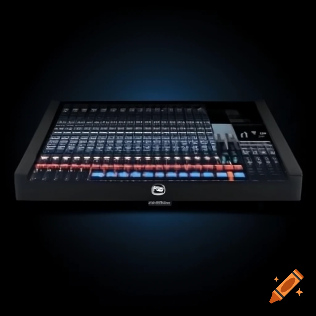 4K wallpaper for audio homestudio featuring direct mixer, Nuendo computer, and RTP logo