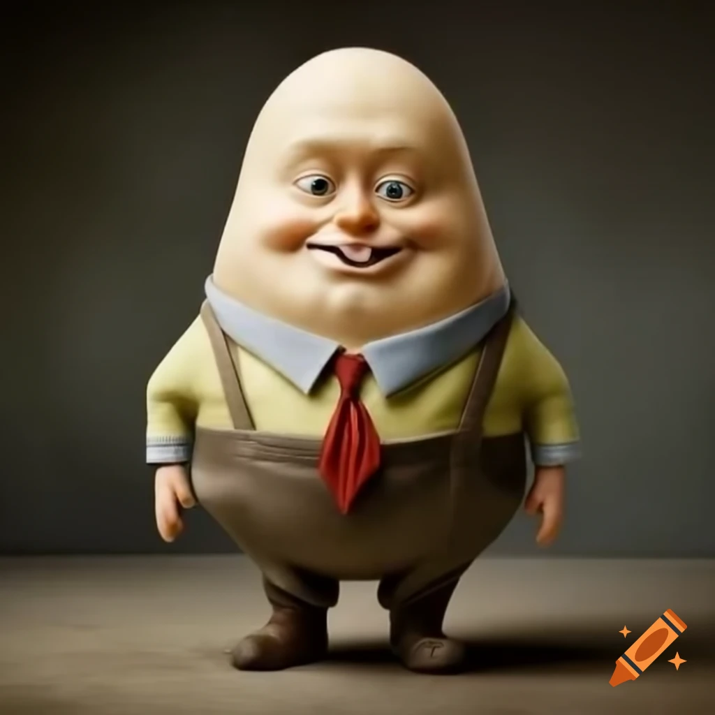 Charlie Kirk as Humpty Dumpty character from Puss in Boots
