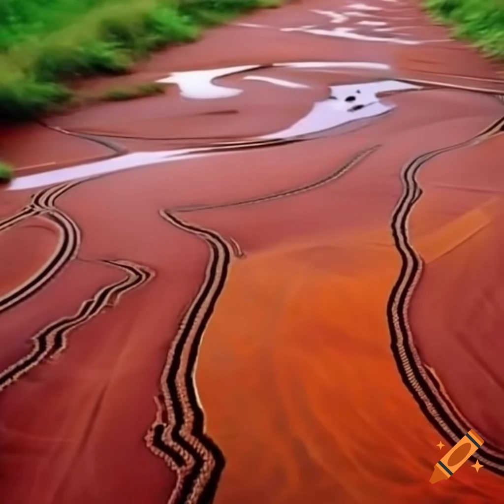 Footpath representing Aboriginal wisdom