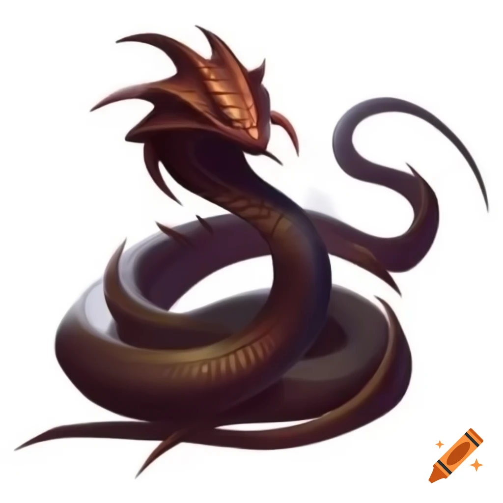 Epic Hearthstone art featuring elemental dark snake with limbs and Baron Nashor