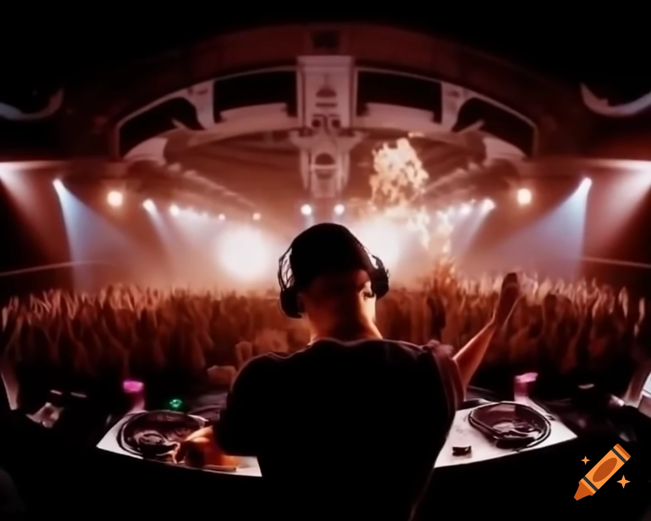 Vibrant YouTube thumbnail with disco lights for a dance party