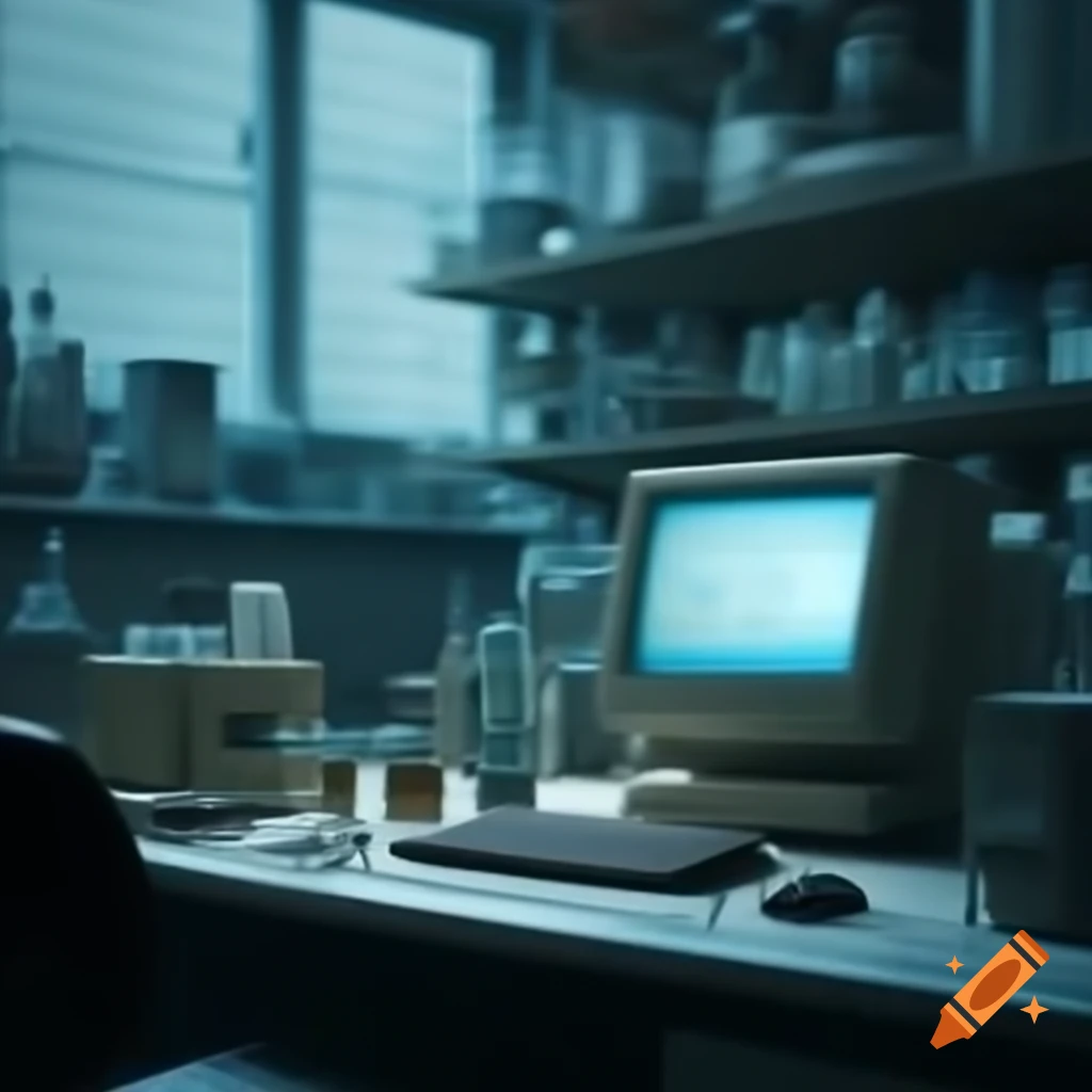 2004 computer laboratory with vintage technology