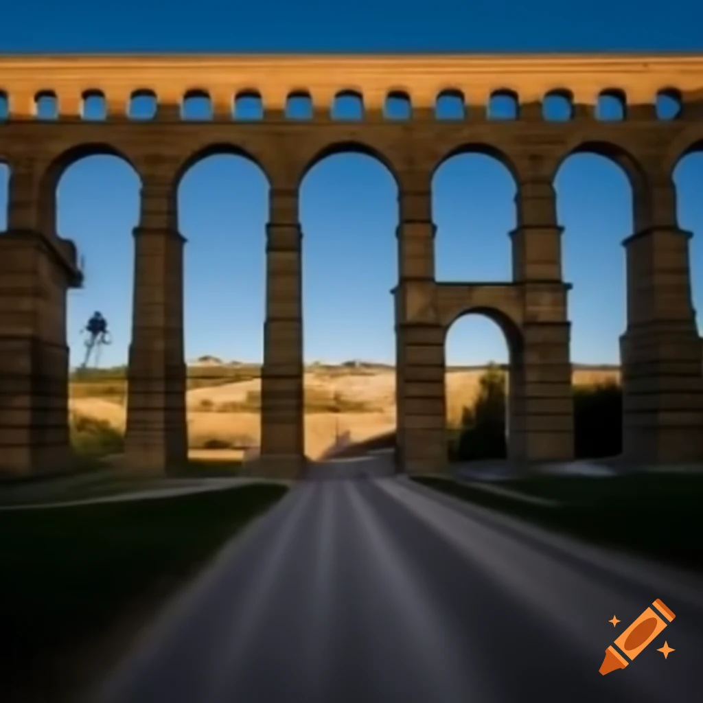 Dynamic team logo featuring Segovia aqueduct and Puerta de Alcalá