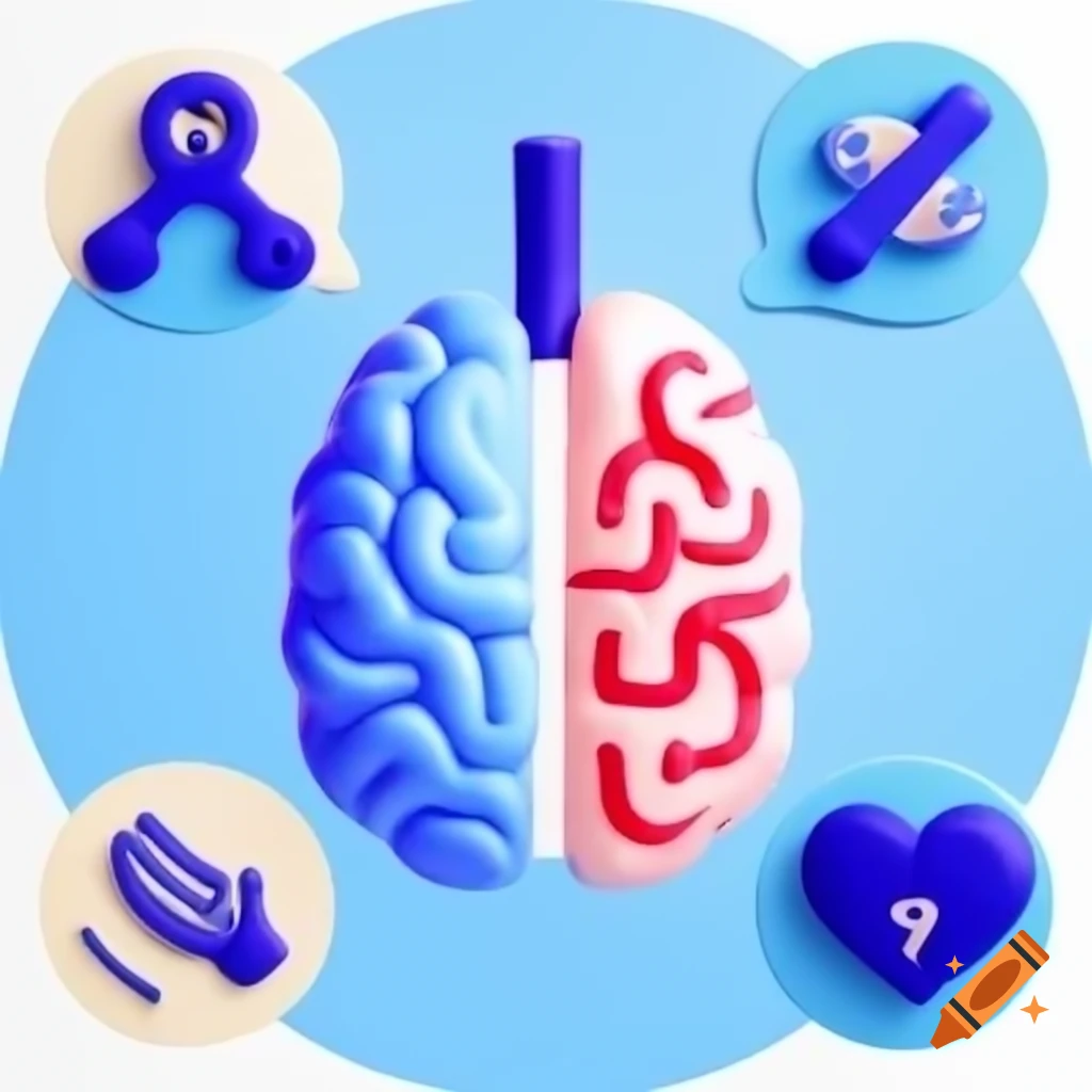 Diagram illustrating body's stress response including nervous system, brain, and heart