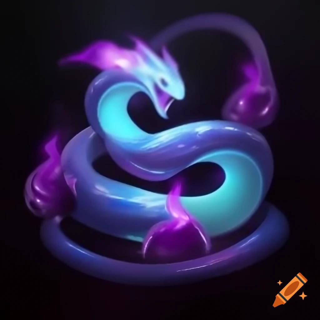 Epic Hearthstone art featuring an elemental water snake