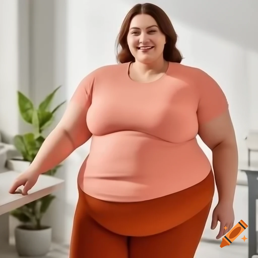 A woman with specific height and weight measurements