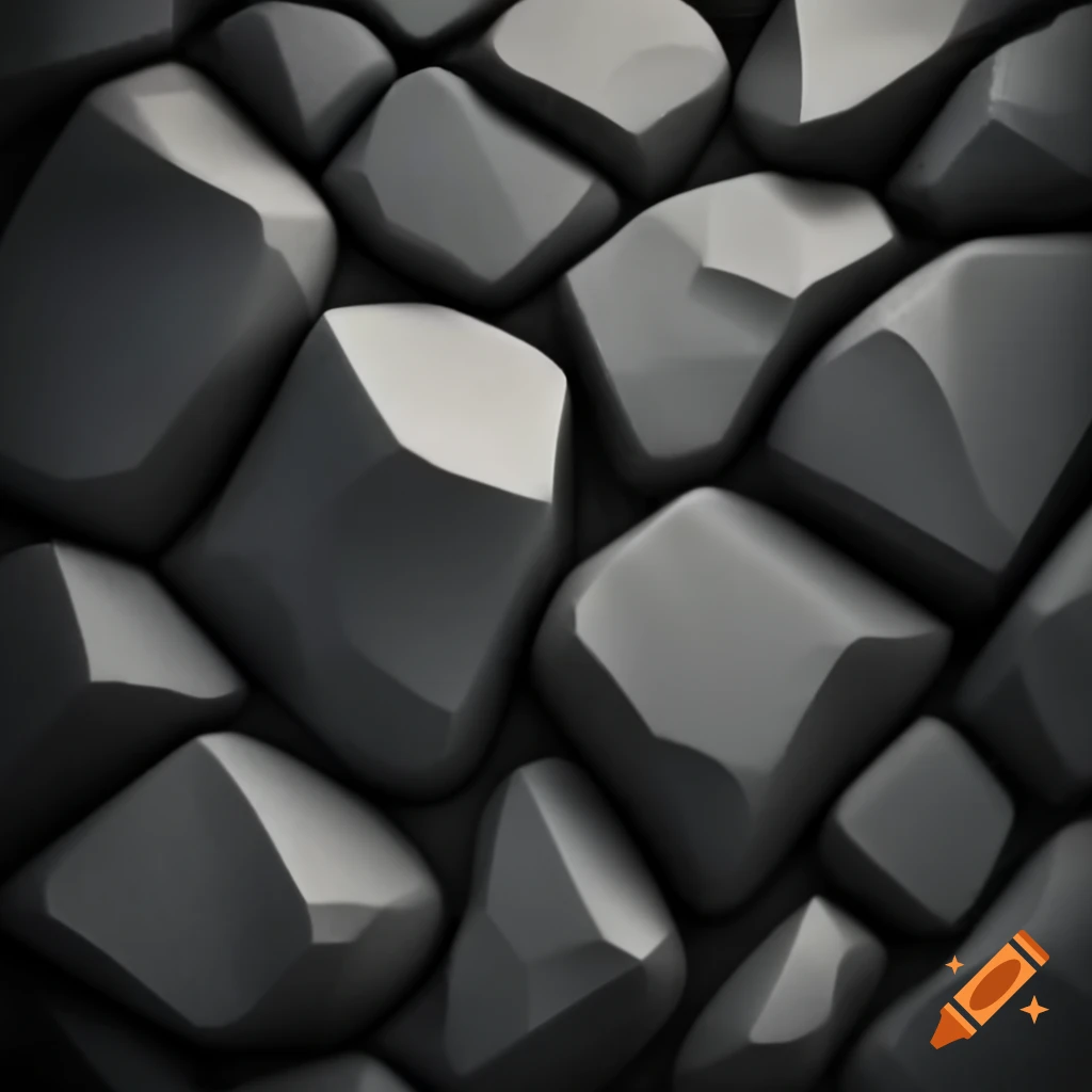 High-quality detailed texture of gray rocks