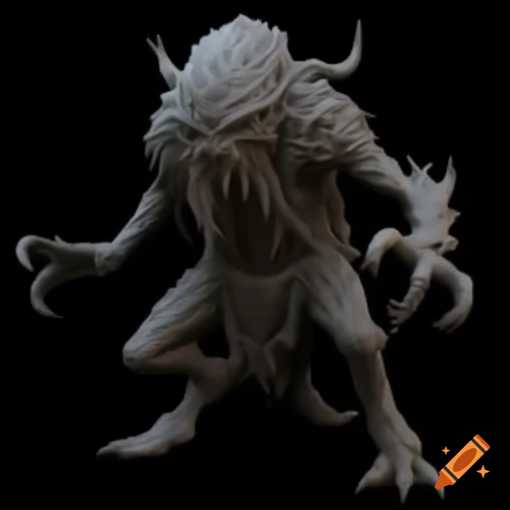 3D model of a Dark Souls monster