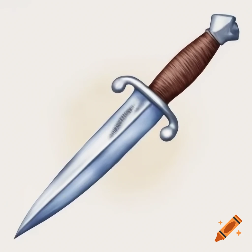 Common dagger on a neutral background