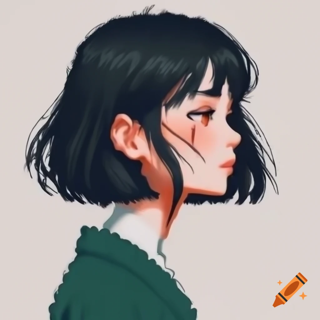 Manhwa anime pixel art of a man with short hair in Mediterranean color palette