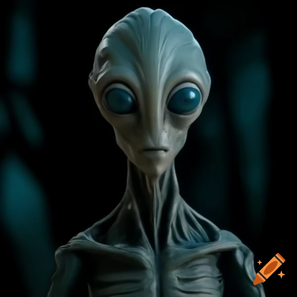 Representation of Roswell alien figure