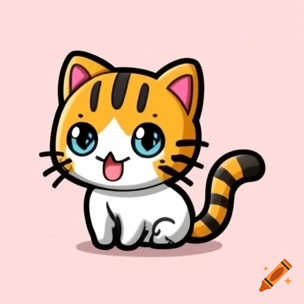 Artful lines illustrating a cat's graceful movement and attentiveness