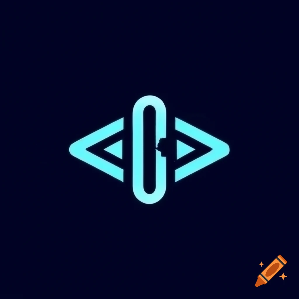 Abstract music logo representing sound frequency