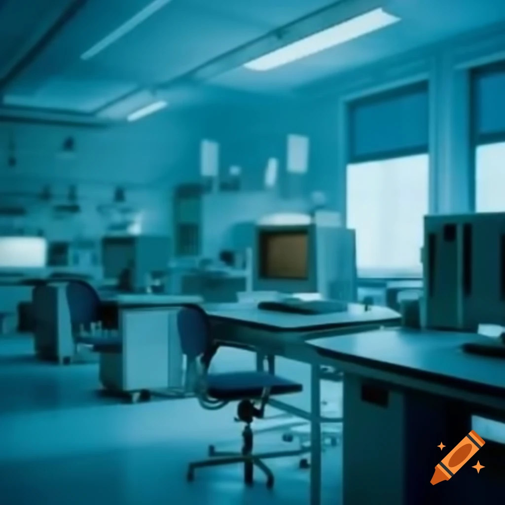 2004 computer laboratory with vintage technology