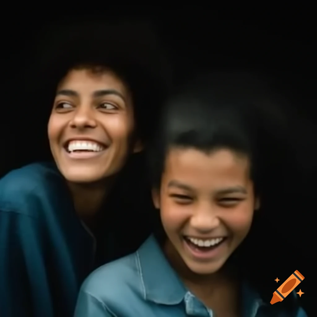 Two happy people smiling at the camera