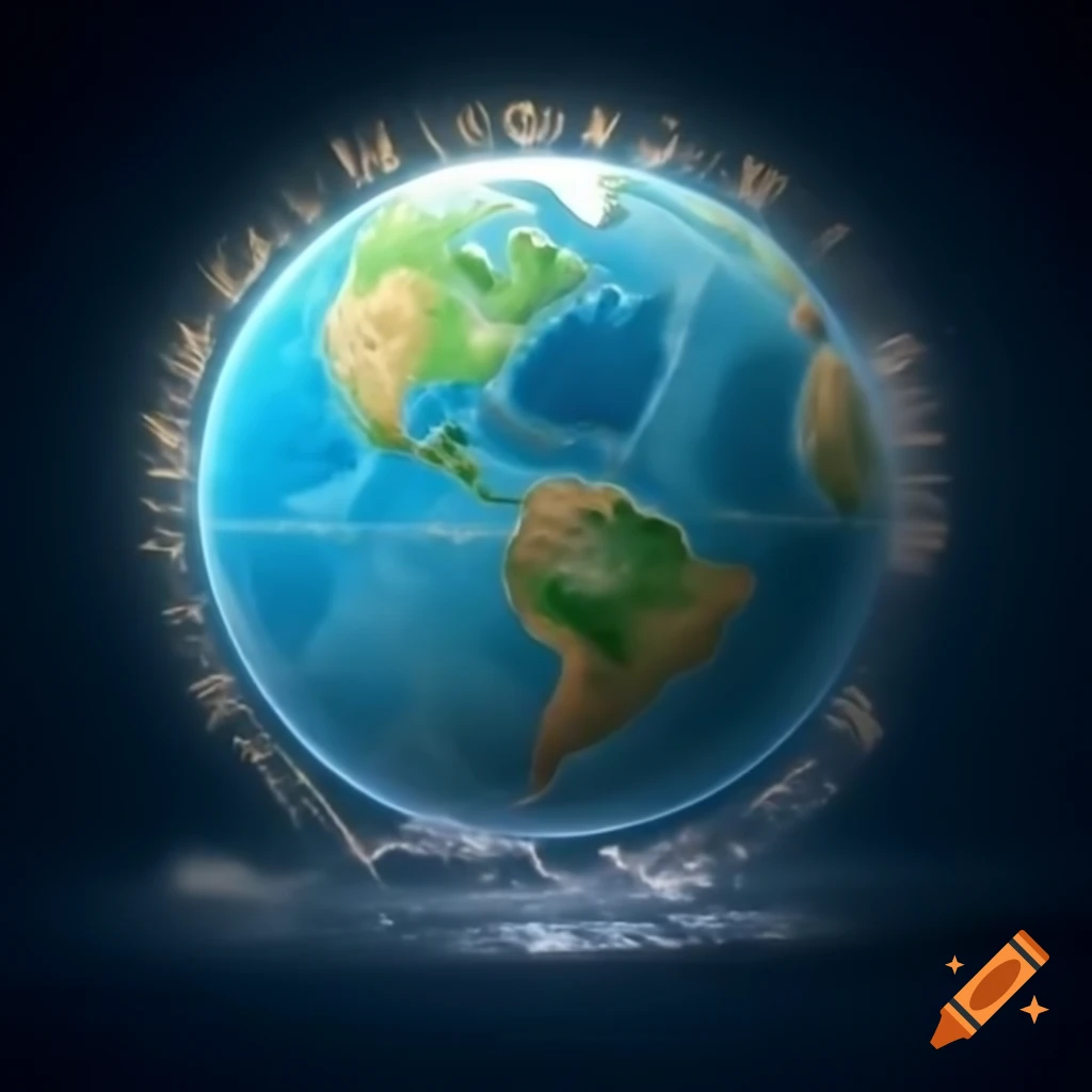 Accurate depiction of the world map on craiyon