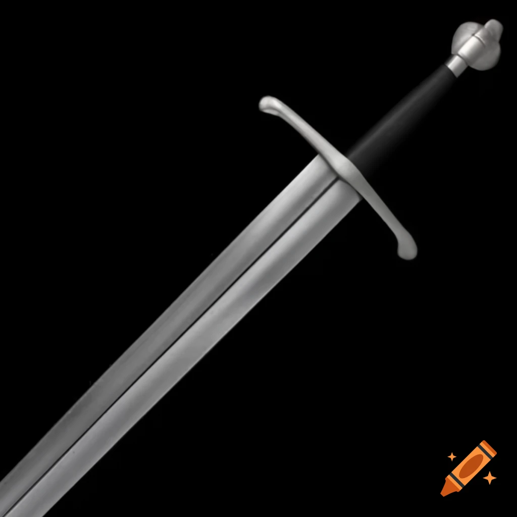 Stylized medieval sword design
