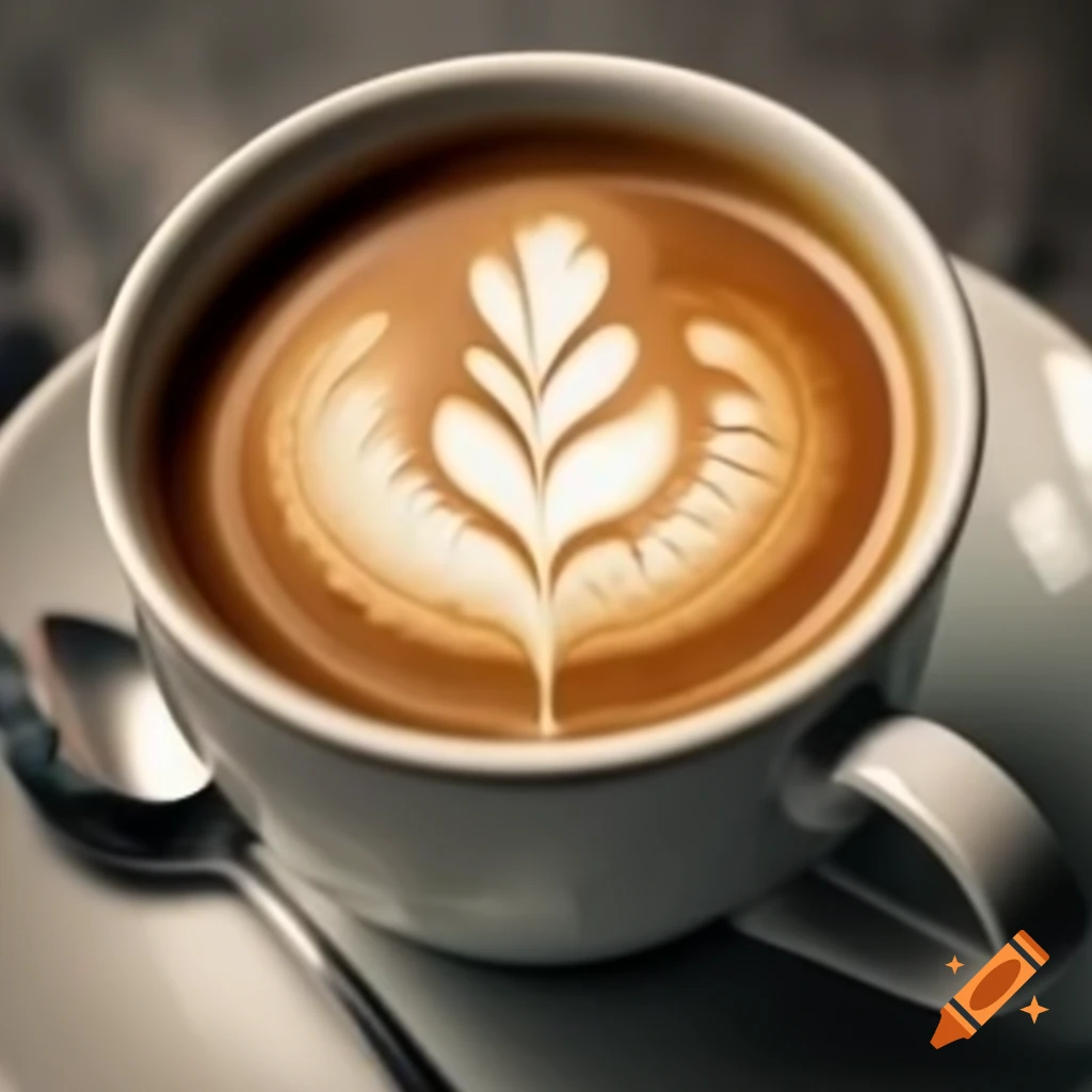 Stylish coffee poster featuring various coffee types